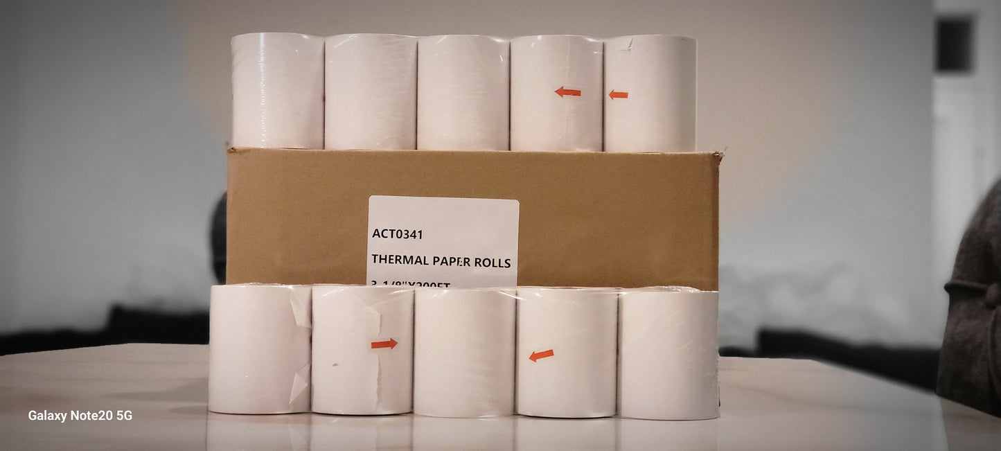 Thermal Paper Roll 50 Rolls/Ctn