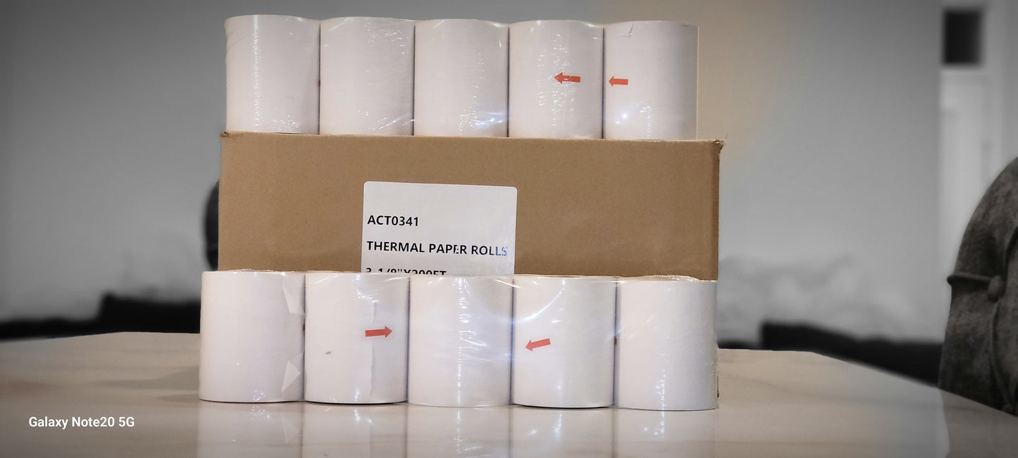 thermal paper roll, POS paper roll, receipt printer paper, BPA-free thermal paper, cash register paper, high-quality thermal rolls, bulk thermal paper, POS receipt paper