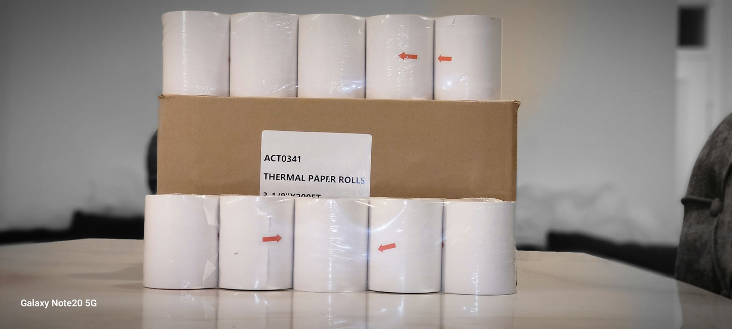 Thermal Paper Roll 50 Rolls/Ctn