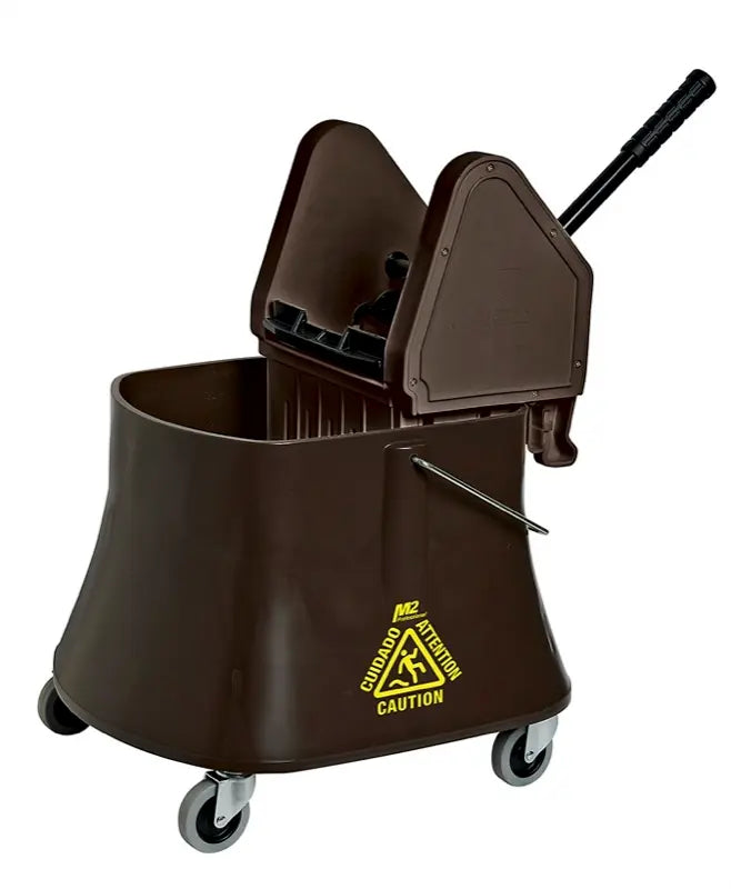 down press mop bucket, heavy-duty mop bucket, 40 qt mop bucket, 37L mop bucket, janitorial cleaning supplies, commercial mop bucket, industrial mop bucket, down press wringer bucket, non-marking mop bucket, ergonomic mop bucket, high-capacity mop bucket, cleaning equipment Canada, cleaning supplies USA, best mop bucket for commercial use