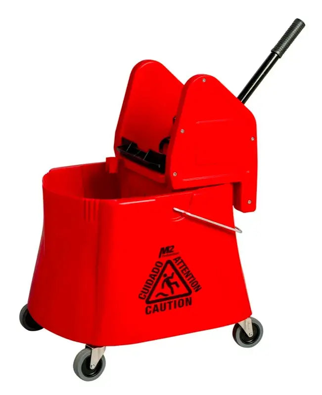 Elephant Down Press Mop Bucket Combo 40Qt/37L, Elephant down press mop bucket, 40 qt mop bucket, 37L mop bucket, industrial mop bucket, heavy-duty cleaning equipment, janitorial mop bucket, commercial sanitation supplies, down press wringer bucket, professional cleaning solutions, best mop bucket for commercial use, smooth-rolling mop bucket, non-marking casters, ergonomic mop bucket, high-capacity mop bucket, Canada, USA