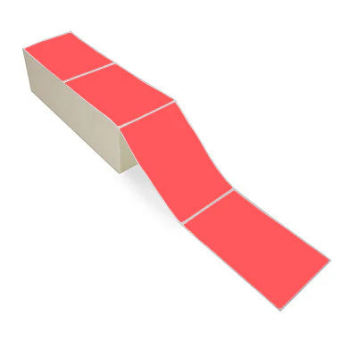 Thermal Transfer FanFold Labels 4" X 6" - Red Ribbon Required, thermal transfer fanfold labels, 4x6 thermal labels, shipping labels thermal transfer, barcode labels 4x6, warehouse labels Canada, logistics labels USA, smudge-proof thermal labels, Zebra printer labels, bulk fanfold shipping labels, high-quality barcode labels, direct thermal vs thermal transfer labels, shipping label printing, e-commerce packaging labels
