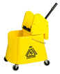Elephant Down Press Mop Bucket Combo 40Qt/37L, Elephant down press mop bucket, 40 qt mop bucket, 37L mop bucket, industrial mop bucket, heavy-duty cleaning equipment, janitorial mop bucket, commercial sanitation supplies, down press wringer bucket, professional cleaning solutions, best mop bucket for commercial use, smooth-rolling mop bucket, non-marking casters, ergonomic mop bucket, high-capacity mop bucket, Canada, USA