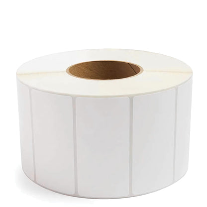 Direct Thermal Labels 4" X 2" - 3" Core - 8" Outer Dia (2875 Labels/Roll), direct thermal labels 4x2, shipping labels 4x2, barcode labels 4x2, Zebra thermal labels, industrial direct thermal labels, warehouse labeling Canada, FedEx UPS labels, BPA-free direct thermal labels, shipping labels bulk USA, inventory labels 3-inch core, direct thermal label rolls wholesale