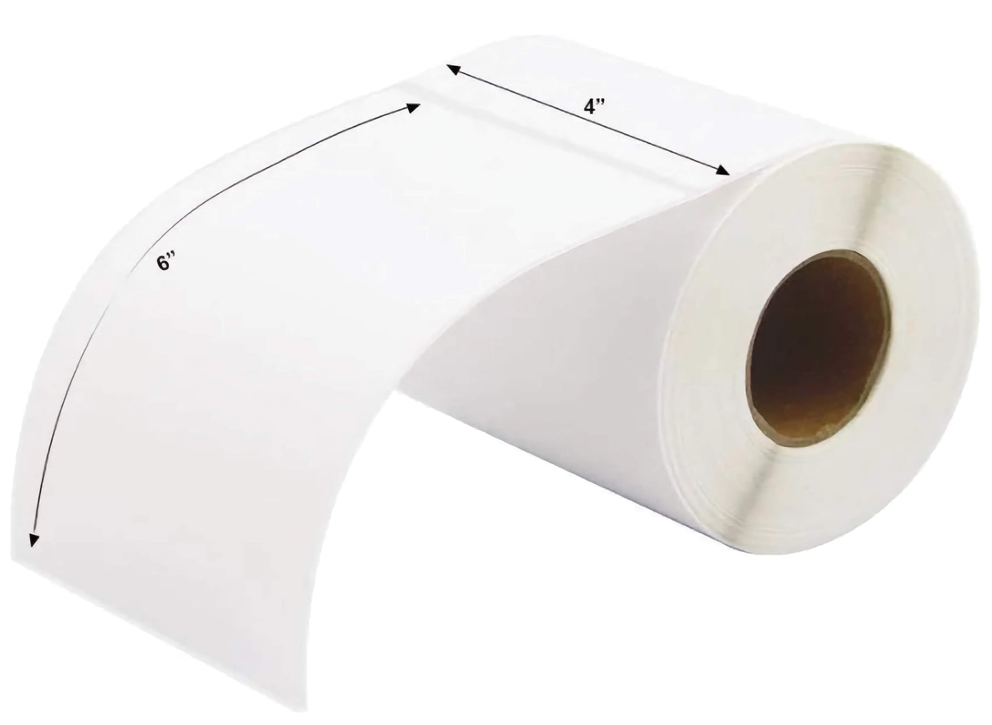 Direct Thermal Labels 4" X 6"  - 1" Core - 4" Outer Dia (250Labels/Roll), Direct thermal shipping labels, 4x6 shipping labels, UPS labels, FedEx direct thermal labels, Rollo printer labels, Zebra label rolls, barcode labels Canada, BPA-free thermal labels, adhesive shipping labels USA, Amazon FBA labels, direct thermal labels wholesale, best shipping labels for e-commerce