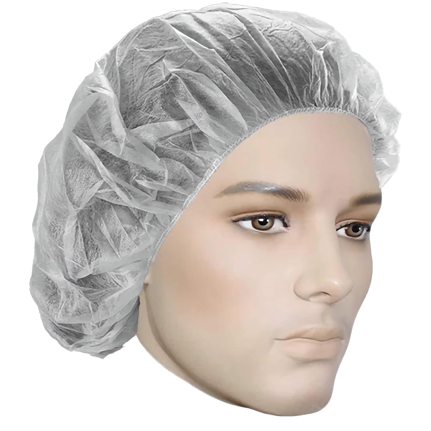 Disposable  Bouffant Cap, bouffant cap pack, disposable bouffant caps, non-woven hair cap, food industry cap, medical bouffant cap, hygiene hair cover, breathable disposable cap, protective head covering, cleanroom bouffant cap, single-use bouffant cap