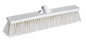 Food Service Push Broom White, Food Service Push Broom, food service push broom, multi-color bristle broom, restaurant floor broom, heavy-duty kitchen broom, food industry cleaning tools, commercial push broom, sanitary push broom, industrial food service broom, Canada & USA janitorial supplies, color-coded cleaning broom