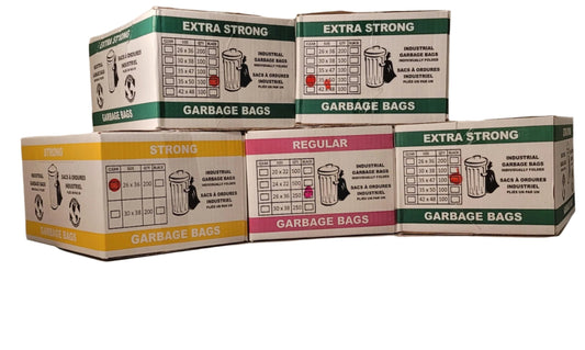 Garbage_bags, black garbage bags, heavy-duty trash bags, 42x48 garbage bags, industrial waste bags, commercial trash bags, large capacity garbage bags, leak-proof trash bags, puncture-resistant garbage bags