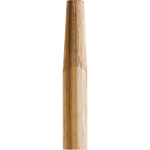 wood handle tapered tip, 60-inch wooden handle, janitorial broom handle, hardwood tapered handle, cleaning tool handle, replacement broom handle, industrial mop handle, Canada & USA janitorial supplies, wooden floor scraper handle, professional cleaning handle