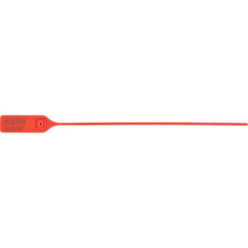 Heavy-Duty Security Seal, 13", Plastic, Pull-Up Seal, Heavy-duty plastic security seal, 13-inch pull-tight seal, adjustable security seal Canada, plastic cargo seal USA, tamper-evident plastic seal, logistics security seal, container security seal Canada, warehouse security seal USA, numbered security seal, truck security seal Canada