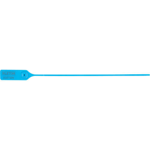 Heavy-Duty Security Seal, 13", Plastic, Pull-Up Seal, Heavy-duty plastic security seal, 13-inch pull-tight seal, adjustable security seal Canada, plastic cargo seal USA, tamper-evident plastic seal, logistics security seal, container security seal Canada, warehouse security seal USA, numbered security seal, truck security seal Canada