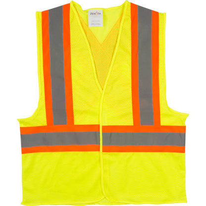 Hi_Vis_Safety_Vest_Yellow, Hi Vis Safety vest, hi-vis vest, high visibility safety vest, construction work vest, reflective work vest, industrial safety gear, warehouse safety vest, ANSI safety vest, durable work vest, workplace safety apparel, hi-vis vest Canada USA