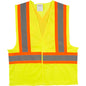 Hi_Vis_Safety_Vest_Yellow, Hi Vis Safety vest, hi-vis vest, high visibility safety vest, construction work vest, reflective work vest, industrial safety gear, warehouse safety vest, ANSI safety vest, durable work vest, workplace safety apparel, hi-vis vest Canada USA