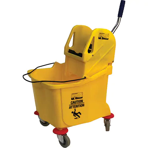 Mop Bucket and Wringer, Down  Press, 36 L 
