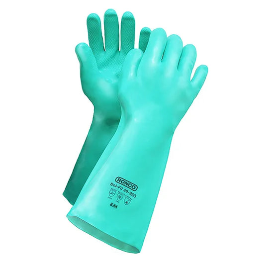 Nitrile Gloves, 22 mil Reusable, nitrile gloves, reusable gloves, heavy-duty gloves, industrial gloves, chemical-resistant gloves, oil-resistant gloves, textured grip gloves, thick nitrile gloves, work gloves, safety gloves