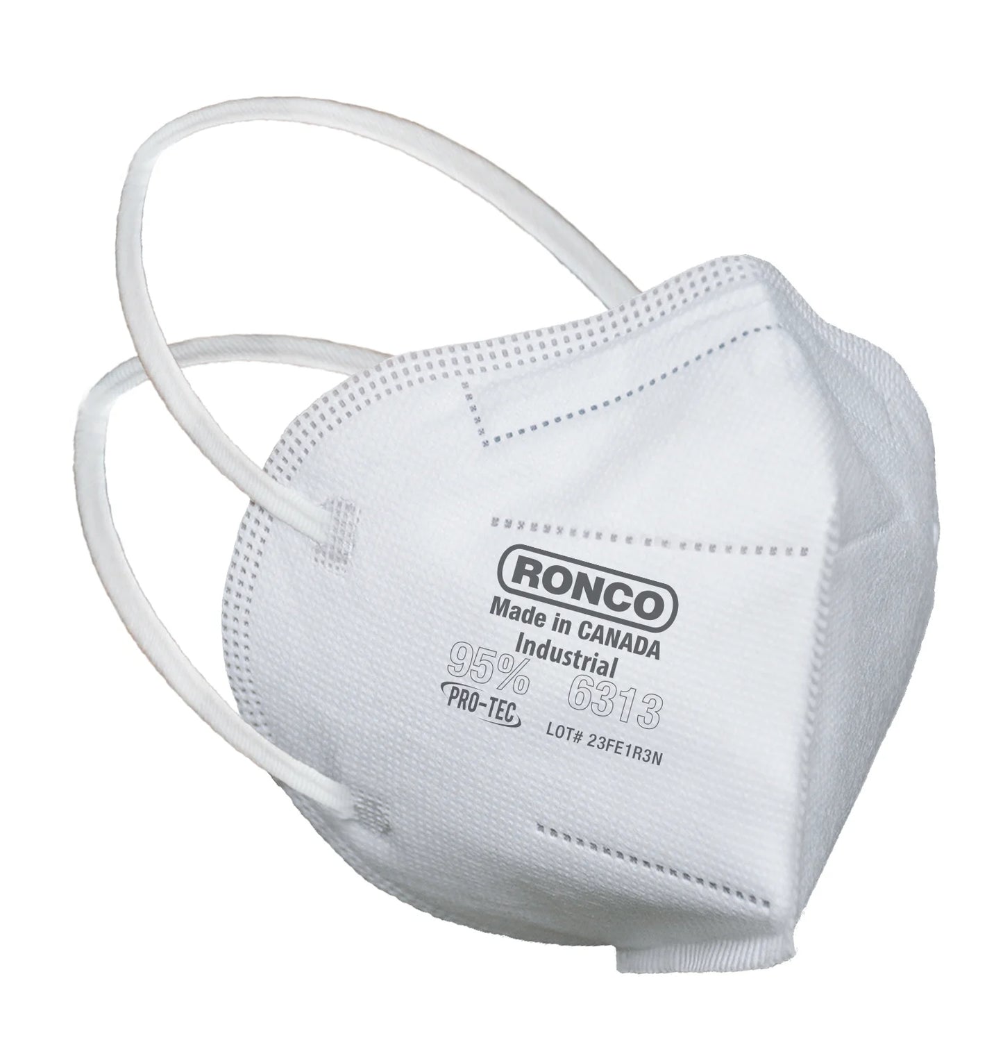 Particulate Filtering / Industrial 95% Efficiency Respirator, Vertical Folded 5 Pack, particulate filtering respirator, industrial respirator, 95% efficiency mask, dust protection mask, vertical folded respirator, workplace safety mask, construction dust mask, air filtration respirator, non-oil particle respirator, breathable industrial mask