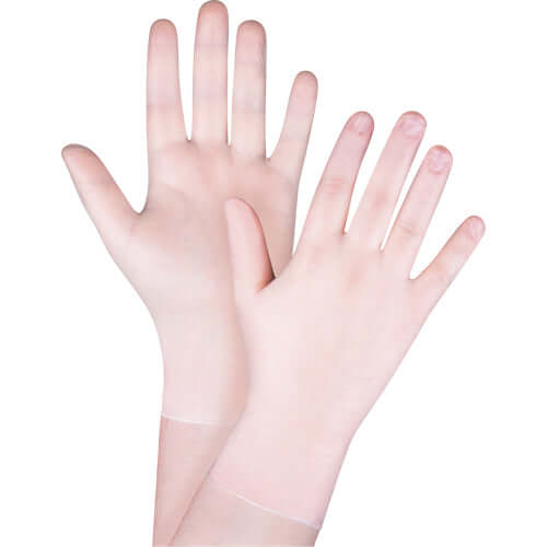 disposable vinyl gloves, powder-free gloves, clear vinyl gloves, food-safe gloves, medical-grade gloves, industrial vinyl gloves, non-sterile gloves, latex-free gloves, cleaning gloves, high-quality disposable gloves, hygienic gloves, 4.5-mil gloves, Canada, USA, safety gloves for food handling, professional vinyl gloves