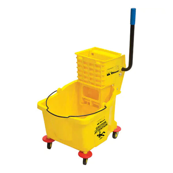 Mop Bucket and Wringer,36 L(38 Quart), Yellow