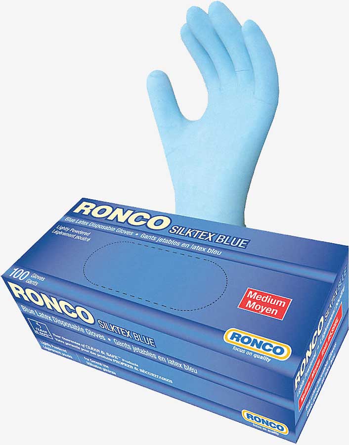 RONCO NE2 blue nitrile gloves - Ecoe Ca